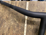 WILD 1 CHUBBY 10" PHSYCO DRAG T BAR BLACK HARLEY HANDLEBARS SOFTAIL DYNA SPORTST