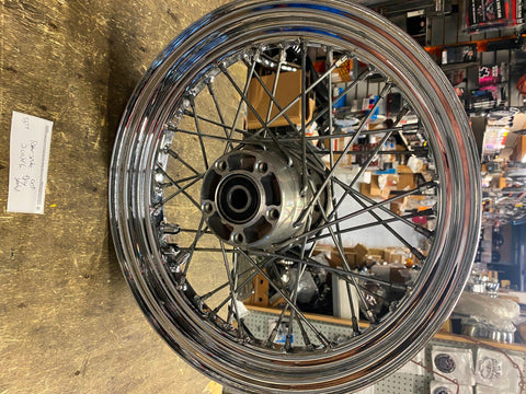 Rear Spoke Wheel 3.00x16 3/4 Bearing OEM Harley Softail Dyna Sportster Touring 0