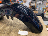 OEM Harley Front Fender Vivid Black CVO Switchback Dyna FLD Nice!