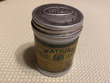 Vtg Watkins Menthol Camphor Shaving Milk Glass Jar Straight Razor Ointment Lot!0