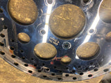 Polished Stainless Front Brake Rotors Harley Touring FLH glide 11 1/2 Bagger PR!