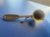 1906 Antique Geer Brass Cone Clipper ice cream Disher scoop Rare Conical Soda Je