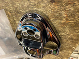 Handlebar Riser Cover Nacelle Chrome 2014^ Harley Davidson Road King FLHR 24-107