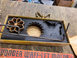 Vtg Wonder Waff-Let Molds by Renwal Waffle Maker Rosette Butterfly 1950's Cookin