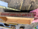 Vtg Wonder Waff-Let Molds by Renwal Waffle Maker Rosette Butterfly 1950's Cookin