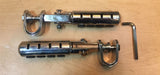 ISO Highway Bar Pegs Motorcycle Harley Honda Footpegs Univ Bagger Softail FLH FX