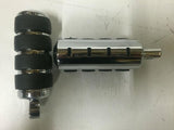 ISO Footpegs Harley Softail Sportster Dyna FXR Chrome Rubber Pegs Male Mount