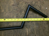 7/8" MINI CHOPPER BARS Motorcycle Handlebars Black Custom Crazy Z Bobber 7" CB X
