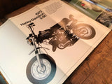 1973 HARLEY X-90LITERATURE NOS Vintage Brochure AMF