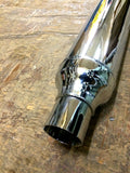 PANHEAD STYLE MUFFLER Chrome 1-3/4 Harley FLH Shovelhead Electra glide Cigar 2-1
