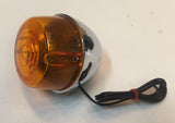 Harley Sportster FXR 73-84 Turn Signal Lamp Light Chrome Amber Turning Super XL