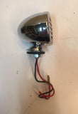HARLEY CHROME TURN SIGNAL with Grill Cover Chopper Bobber Dual Filament