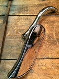 CUSTOM SOFT BEND MIRROR SET SPECTER STYLE CHROME for HARLEY or CUSTOM MOTORCYCLE