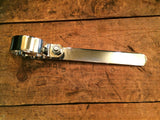 MOTORCYCLE EXHAUST P-CLAMP 6" Chrome 1 3/4 Bracket Harley Honda Drag Pipes Hange