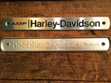 Harley Amf Boattail Fx Tank Badges Nos Fx Flh Oem Emblem Factory Superglide 1972