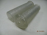 New Custom White Handlebar Grip Set Metal Flake 7/8" Classic Cafe Bobber Chopper