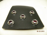 Decorative Steel Studs 5/16" Red Crystal Motorcycle Bolt Harley Chopper Bobber