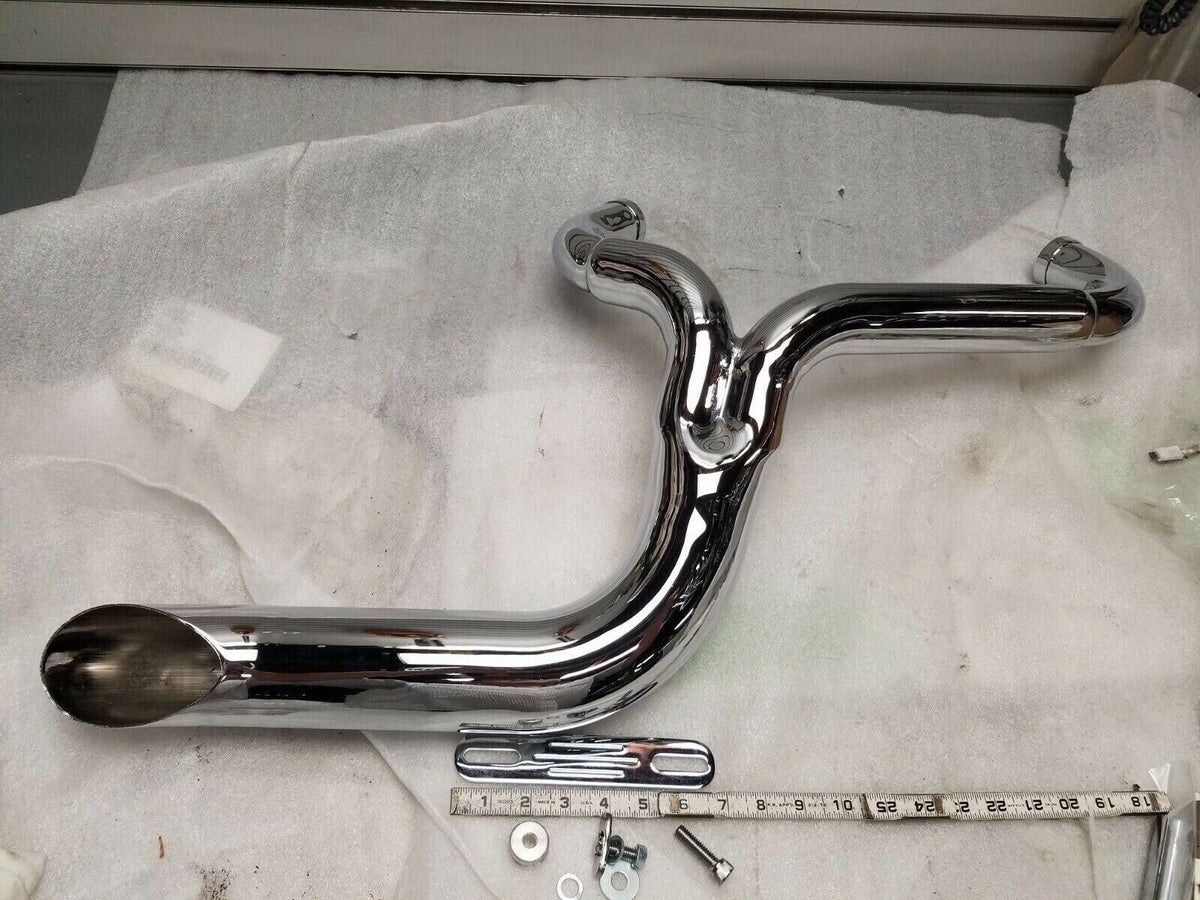 Fuel Moto Jackpot Exhaust Header Pipe Steel 2-1-2 Crossover Harley Tou –  American Classic Motors