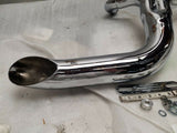 Lake 2 into 1 Turnout Header Exhaust Pipe Harley Softail Dyna Chopper Evo Twin C