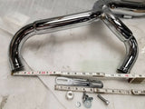 Lake 2 into 1 Turnout Header Exhaust Pipe Harley Softail Dyna Chopper Evo Twin C