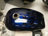 Harley Ghost Flame AMF Harley Superglide Gas tank Shovelhead Roadster Sportster