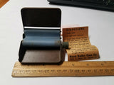 NEW Vintage Cigarette Bond Roller Case WW11 Era Crackle Antique Military Akron