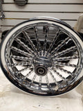 Custom Mag Wheel Twista AMS Conquest Harley chopper 3.5x16 Chrome Front Rear NEW
