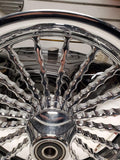 Custom Mag Wheel Twista AMS Conquest Harley chopper 3.5x16 Chrome Front Rear NEW