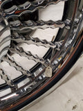 Custom Mag Wheel Twista AMS Conquest Harley chopper 3.5x16 Chrome Front Rear NEW