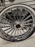 Custom Mag Wheel Twista AMS Conquest Harley chopper 3.5x16 Chrome Front Rear NEW