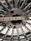 Custom Mag Wheel Twista AMS Conquest Harley chopper 3.5x16 Chrome Front Rear NEW