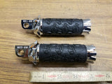 Xtreme Machine Death Chrome Skull Footpegs Harley Softail Highway Sportster Dyna