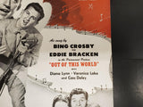 VTG Sheet Music Sung By Bing Crosby in the Paramount Picture Out of This World