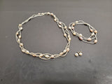 Gorgeous Matching Set of Women's Necklace Bracelet & Earrings Perfect Present!!!