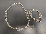 Gorgeous Matching Set of Women's Necklace Bracelet & Earrings Perfect Present!!!