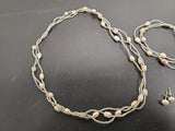 Gorgeous Matching Set of Women's Necklace Bracelet & Earrings Perfect Present!!!