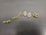 Gorgeous Lot Women's Earrings Faux Diamond Gold Genuine Diamond Dust Present4Mom