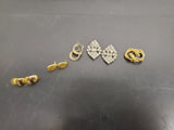 Gorgeous Lot Women's Earrings Faux Diamond Gold Genuine Diamond Dust Present4Mom