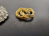 Gorgeous Lot Women's Earrings Faux Diamond Gold Genuine Diamond Dust Present4Mom