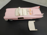 Vtg Jim Beam Pink 1959 Cadillac Eldorado EMPTY Decanter Original Box Receipt