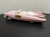 Vtg Jim Beam Pink 1959 Cadillac Eldorado EMPTY Decanter Original Box Receipt
