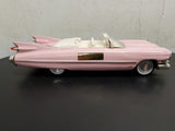 Vtg Jim Beam Pink 1959 Cadillac Eldorado EMPTY Decanter Original Box Receipt