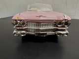 Vtg Jim Beam Pink 1959 Cadillac Eldorado EMPTY Decanter Original Box Receipt