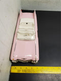 Vtg Jim Beam Pink 1959 Cadillac Eldorado EMPTY Decanter Original Box Receipt