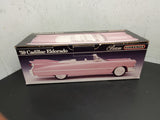 Vtg Jim Beam Pink 1959 Cadillac Eldorado EMPTY Decanter Original Box Receipt