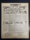 Antique Vintage 1917 WW1 Sheet Music Liberty Bell Patriotic USA Ballad Intact