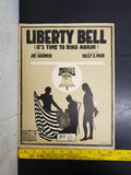 Antique Vintage 1917 WW1 Sheet Music Liberty Bell Patriotic USA Ballad Intact