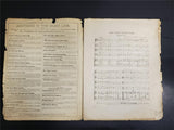 Antique 1880 Sheet Music Good Night Gentle Folks Very Old Collectible Rare Music