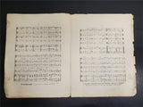 Antique 1880 Sheet Music Good Night Gentle Folks Very Old Collectible Rare Music