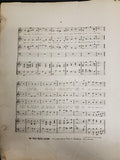Antique 1880 Sheet Music Good Night Gentle Folks Very Old Collectible Rare Music